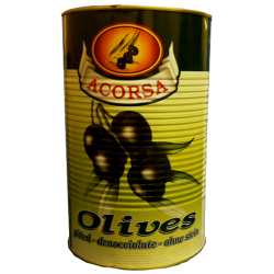 TIN Pitted Black Olives 1x 4.1kg